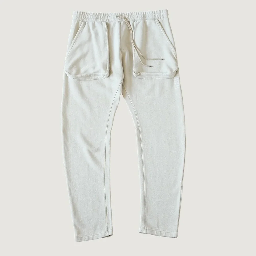 Kith Bennett Sweatpants Mens White Pepper Cargo Streetwear XL KH6316